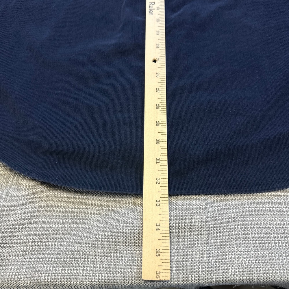 J.Crew Oarsman Corduroy Button Down Shirt Mens XL Navy Blue Long Sleeve Layering - Picture 7 of 8